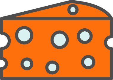 Peynir Vektörü Simgesi Tasarımı