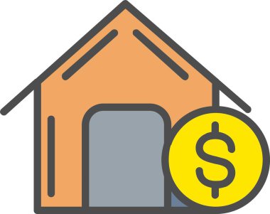 Home Loan Vector Icon Design