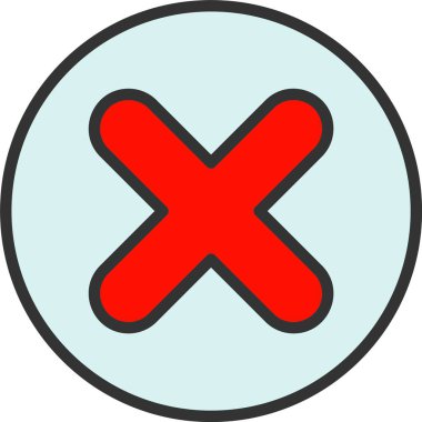 Çarpma Vektörü Simgesi Tasarımı