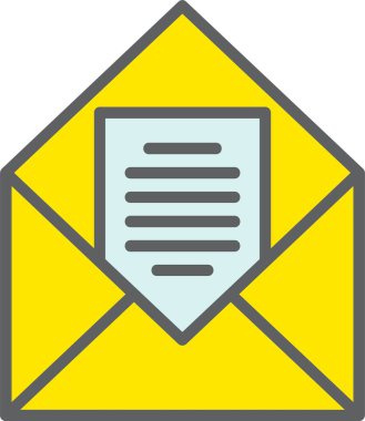 E-posta vektör simgesi tasarım