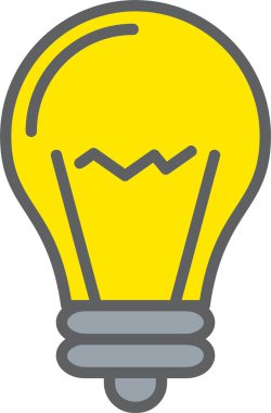 Light Bulb Vector Icon Design