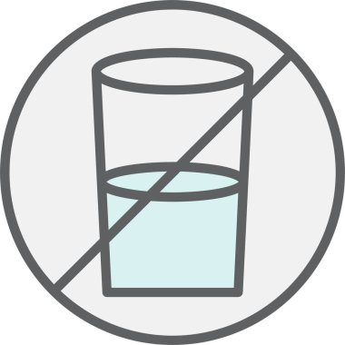 İçecek Vektörü Simgesi Tasarımı Yok