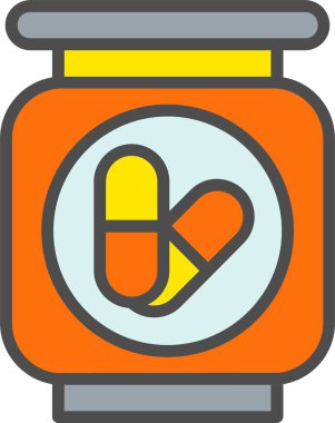Painkiller Vector Icon Design