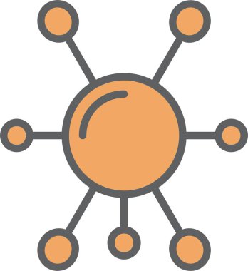 Mind Map Vector Icon Design