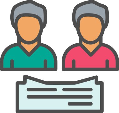 Group Chat Vector Icon Design