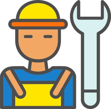Plumber Vector Icon Design
