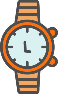 Wrist Watch Vector Icon Design