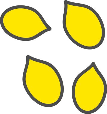 Susam Vektörü Simgesi Tasarımı