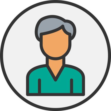 Kullanıcı vektör simgesi tasarım