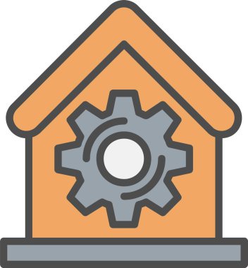 Ev vektör simgesi tasarım