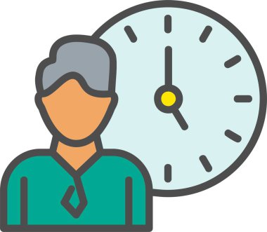 Working Hours Vector Icon Design
