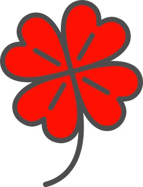 Yonca Vektörü Simgesi Tasarımı