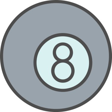 Billiard Vector Icon Design