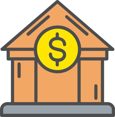 Bank Vector Icon Design