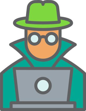 Hacker Vector Icon Design