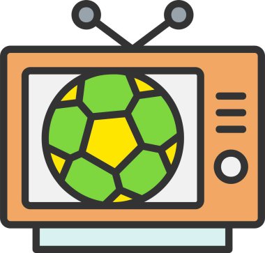 Television Vector Icon Design