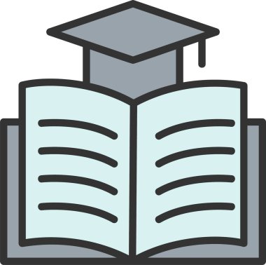 Çevrimiçi Öğrenme Vektörü Simgesi Tasarımı