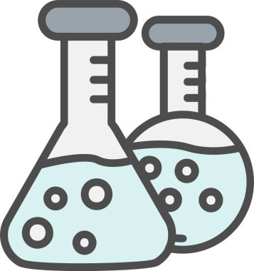 Flasks Vector Icon Design