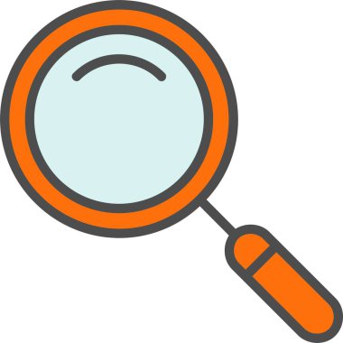 Magnifying Glass Vector Icon Design