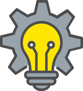 Light Bulb Vector Icon Design