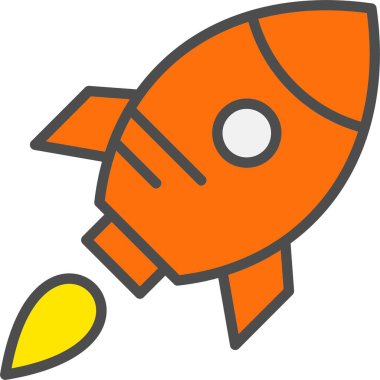 Rocket Vector Icon Design