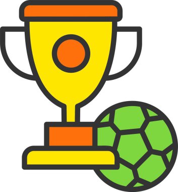 Trophy Vector Icon Design