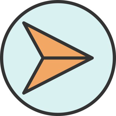 Vektör simgesi tasarım göndermek