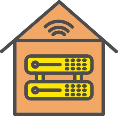 sunucu vektör simgesi tasarımı