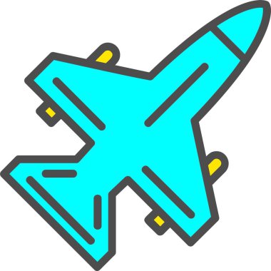 jet Vektör Simgesi Tasarımı