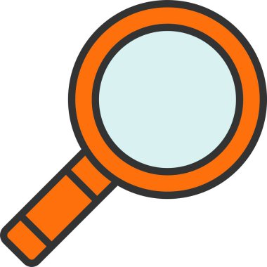 Magnifying Glass Vector Icon Design