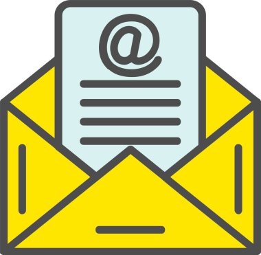 E-posta vektör simgesi tasarım
