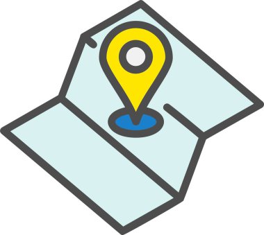 Map Vector Icon Design