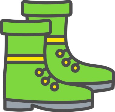 Boots Vector Icon Design