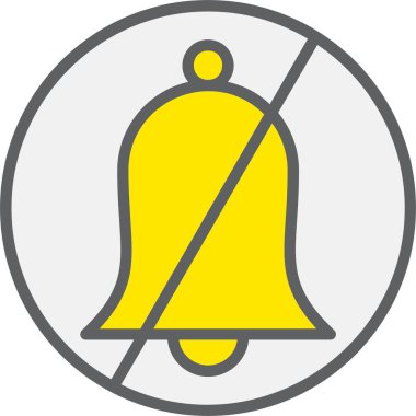 Çan Vektörü Simgesi Tasarımı Yok