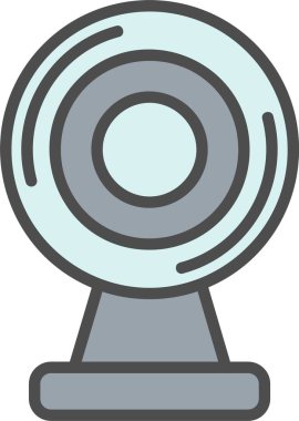 Web Cam Vektör Simgesi Tasarımı