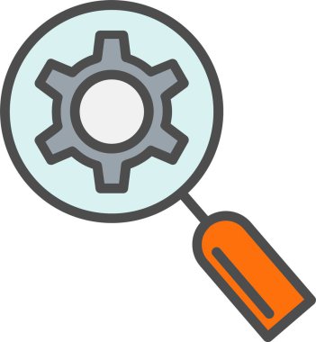Magnifier Vector Icon Design