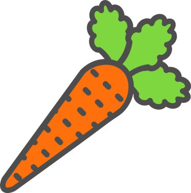 Carrot Vector Icon Design