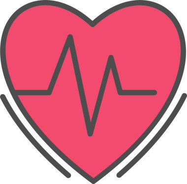 Life Line Vector Icon Design