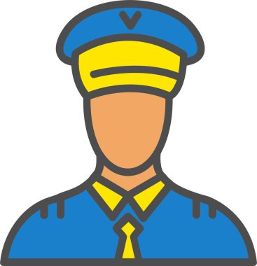 Pilot Vector Icon Design