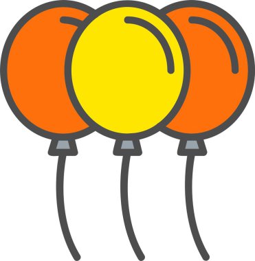Balloons Vector Icon Design