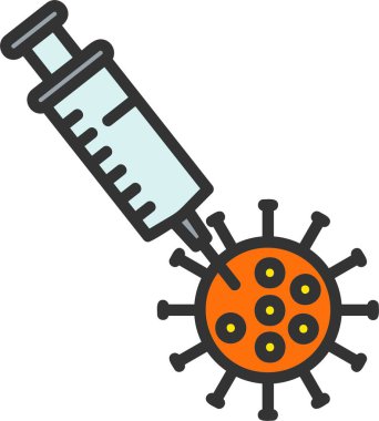 Vaccine Vector Icon Design