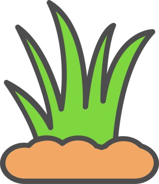 Grass Vector Icon Design
