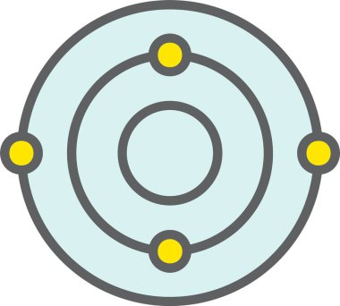 Solar system Vector Icon Design