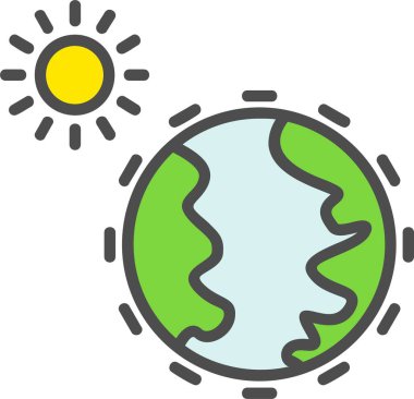 Atmosfer Vektörü Simgesi Tasarımı