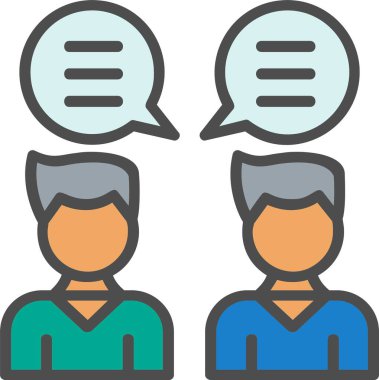 Opinion Vector Icon Design