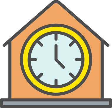 Saat vektör simge tasarımı