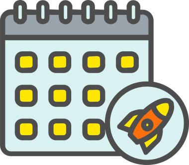 Schedule Vector Icon Design