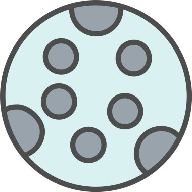 Ay Vektörü Simgesi Tasarımı