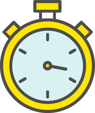 Stopwatch Vector Icon Design