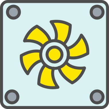 Fan Vector Icon Design